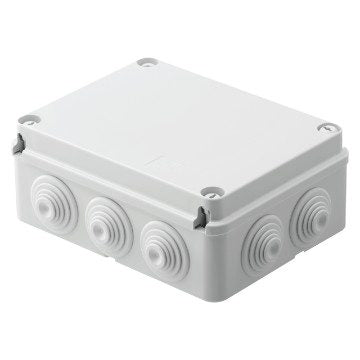 GEWISS GW44057 Rozbočovací krabice s ploch. víkem, IP55, GWT960°, 190x140x70mm GEWISS GW44057 Rozbočovací krabice s ploch. víkem, IP55, GWT960°, 190x140x70mm